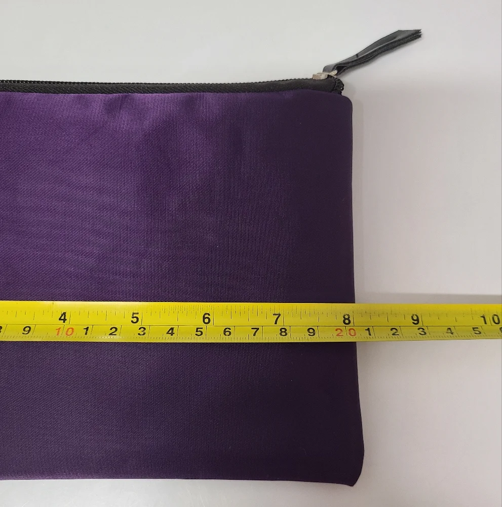 Tumi x Delta International Business One Purple Zippered Travel Accessory Pouch